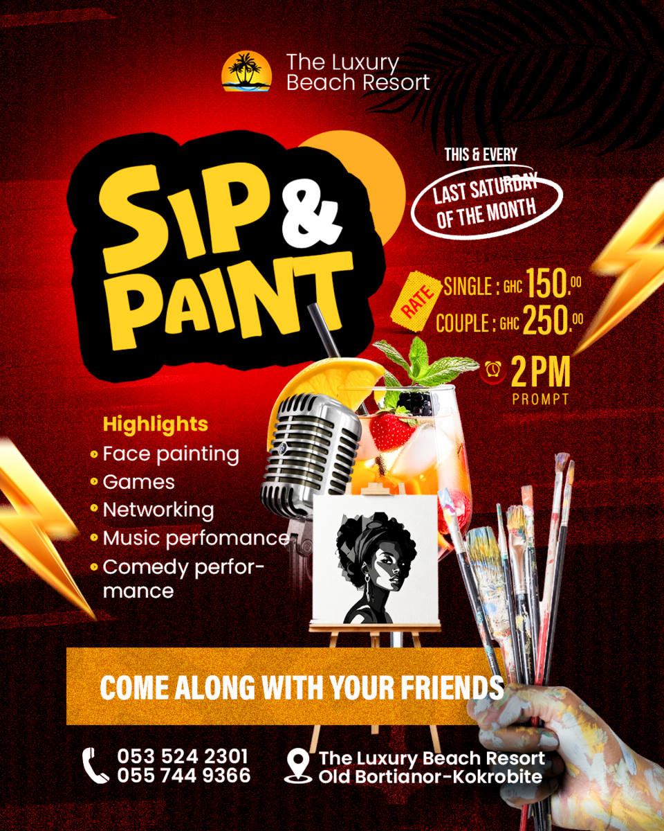 Ghana Events – Sip and Paint Ghana Events – Sip and Paint