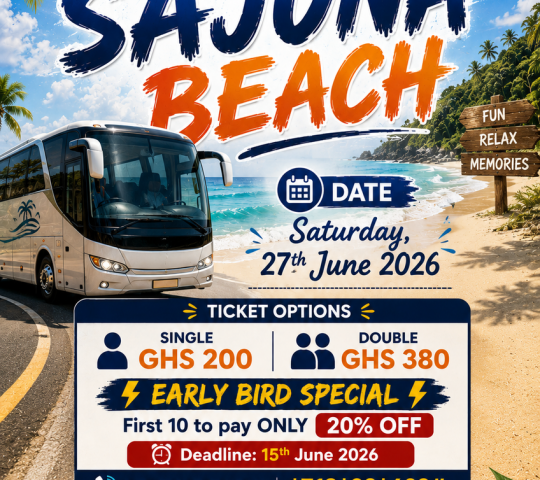 Ghana Events – ESCAPE TO SAJUNA BEACH Ghana Events – ESCAPE TO SAJUNA BEACH