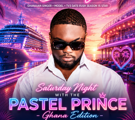 Ghana Events – Saturday Night with the Pastel Prince (Volta Lake Cruise Series) Ghana Events – Saturday Night with the Pastel Prince (Volta Lake Cruise Series)
