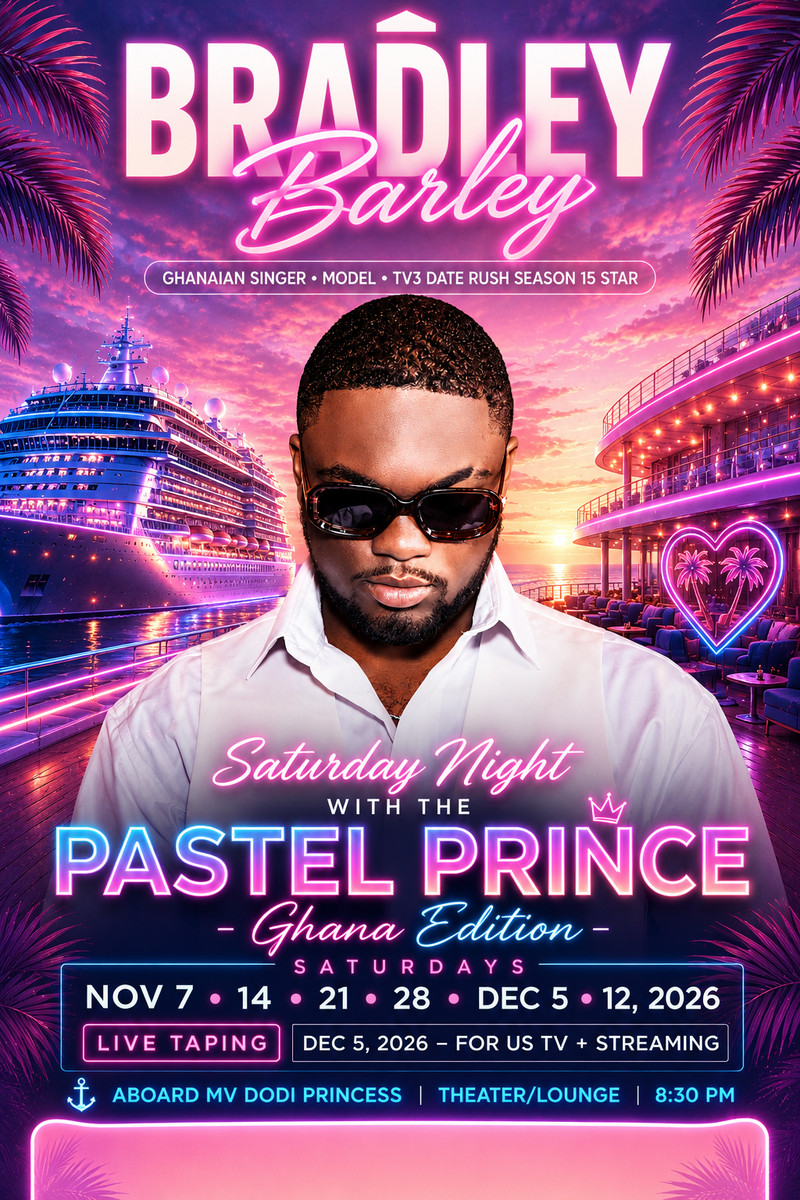 Ghana Events – Saturday Night with the Pastel Prince (Volta Lake Cruise Series) Ghana Events – Saturday Night with the Pastel Prince (Volta Lake Cruise Series)