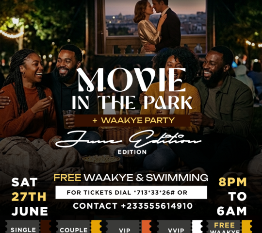 Ghana Events – MOVIE IN THE PARK (JUINE EDIITION) Ghana Events – MOVIE IN THE PARK (JUINE EDIITION)