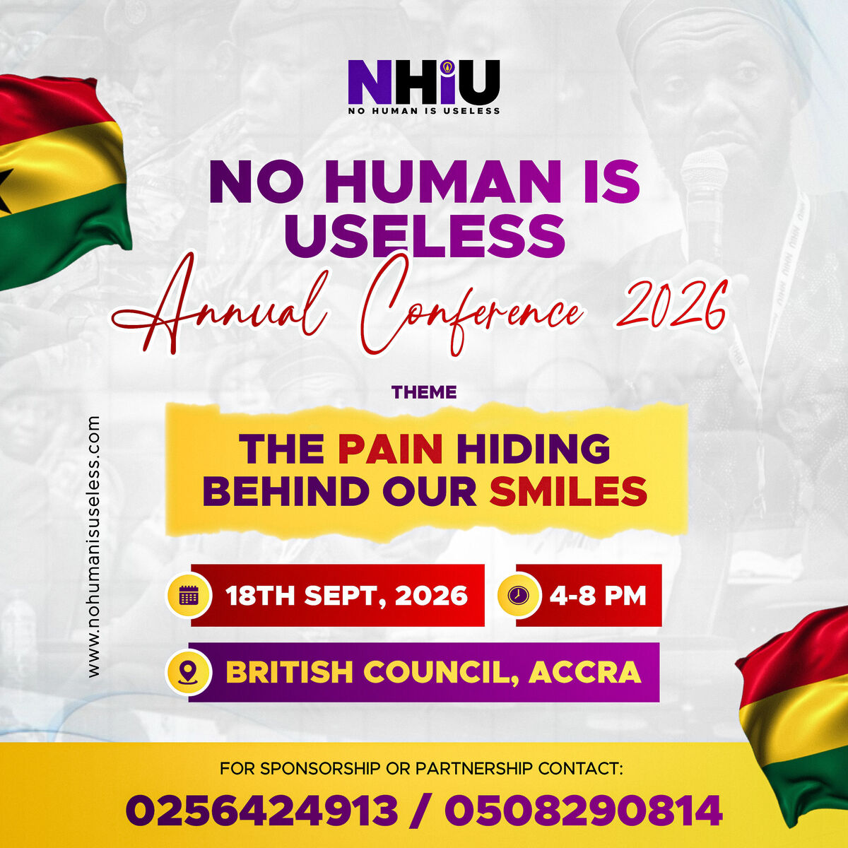 Ghana Events – No Human is Useless Annual Conference 2026 Ghana Events – No Human is Useless Annual Conference 2026