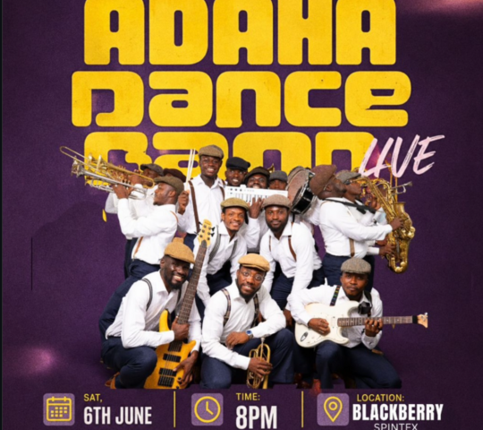 Ghana Events – ADAHA DANCD BAND LIVE Ghana Events – ADAHA DANCD BAND LIVE