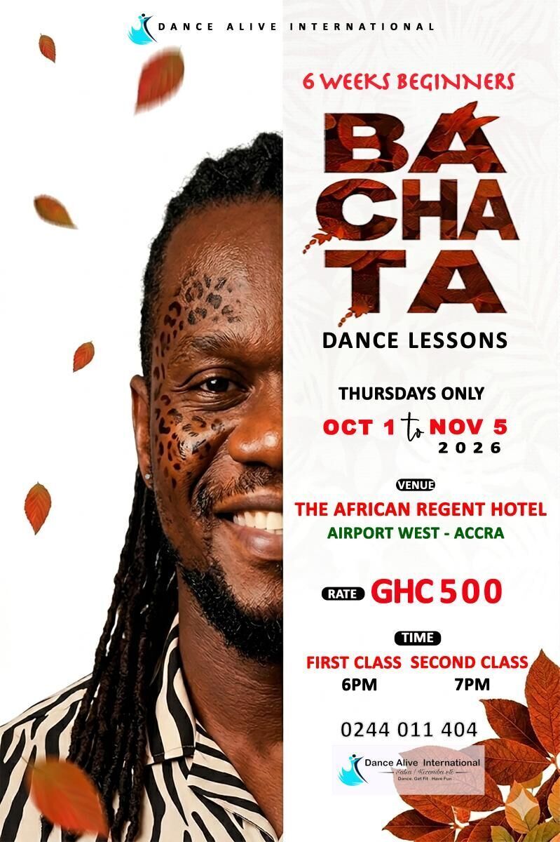 Ghana Events – Learn Bachata in Just 6 Weeks! Ghana Events – Learn Bachata in Just 6 Weeks!