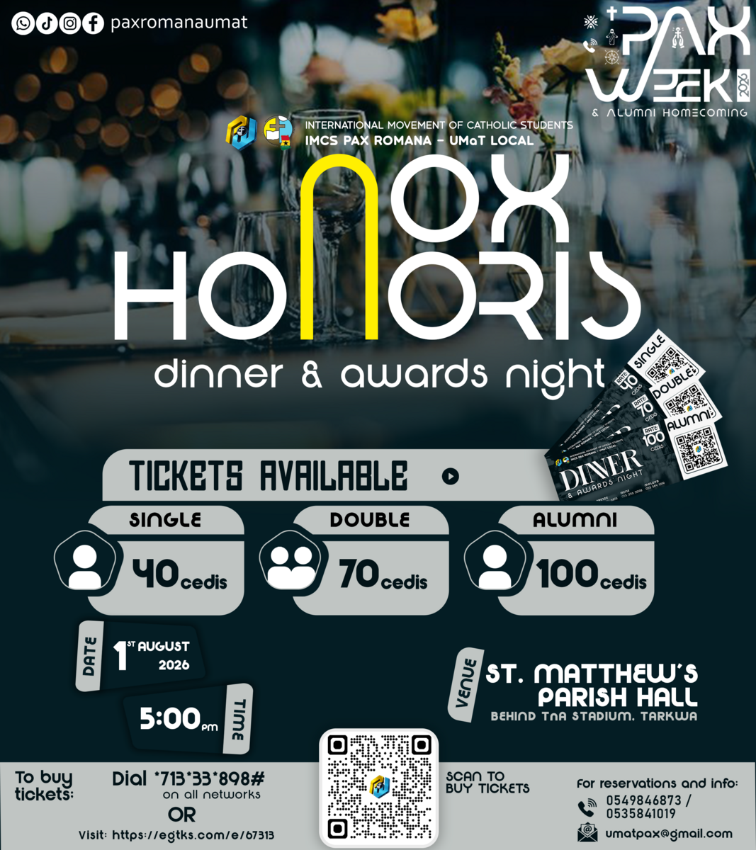 Ghana Events – Pax UMaT Dinner & Awards Night Ghana Events – Pax UMaT Dinner & Awards Night