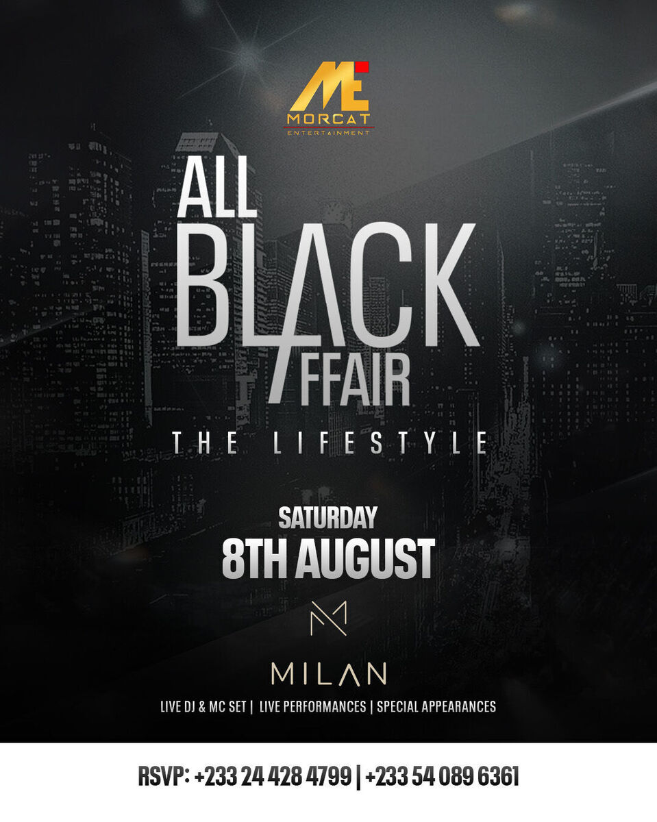 Ghana Events – All Black Affair – The Lifestyle Ghana Events – All Black Affair – The Lifestyle