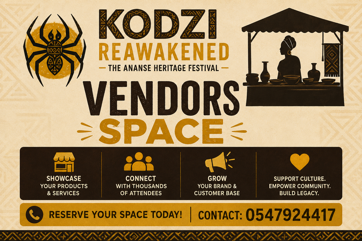 Ghana Events – Kodzi Reawakened Cultural Village Vendors Space Tickets Ghana Events – Kodzi Reawakened Cultural Village Vendors Space Tickets