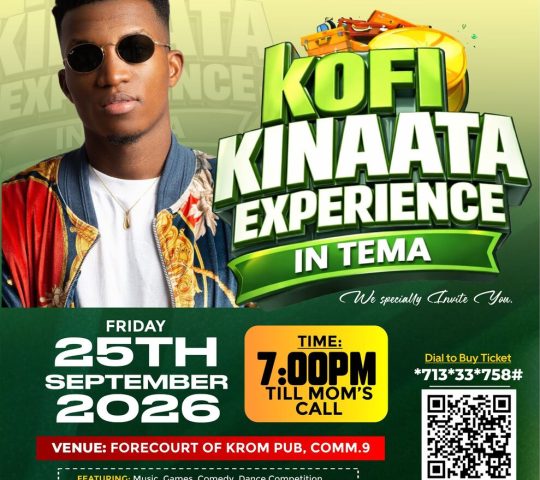 Ghana Events – KOFI KINAATA EXPERIENCE IN TEMA Ghana Events – KOFI KINAATA EXPERIENCE IN TEMA