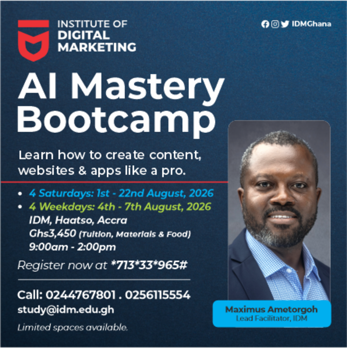 Ghana Events – AI Mastery Bootcamp Ghana Events – AI Mastery Bootcamp