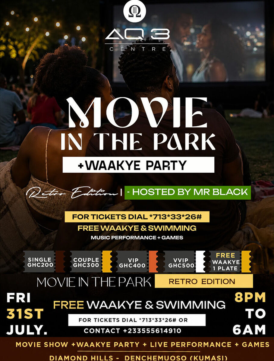 Ghana Events – MOVIE IN THE PARK Ghana Events – MOVIE IN THE PARK