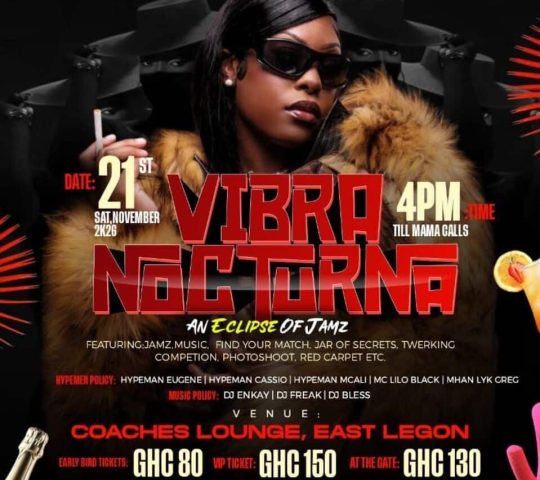 Ghana Events – VIBRA NOCTURNA 2k26 Ghana Events – VIBRA NOCTURNA 2k26
