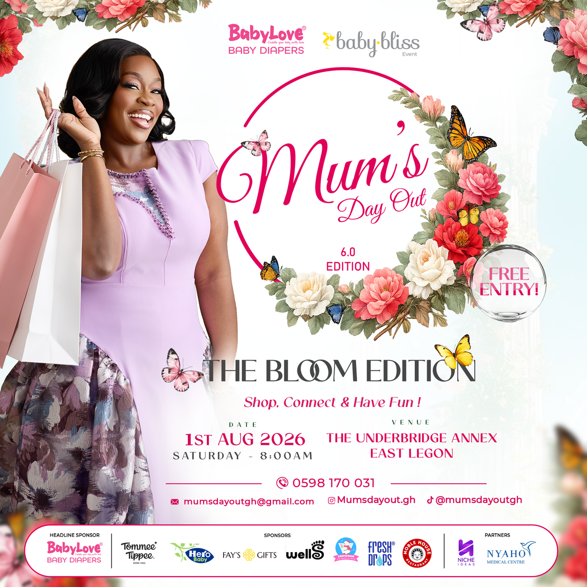 Ghana Events – Mum’s Day Out 6.0 The Bloom Edition Ghana Events – Mum’s Day Out 6.0 The Bloom Edition