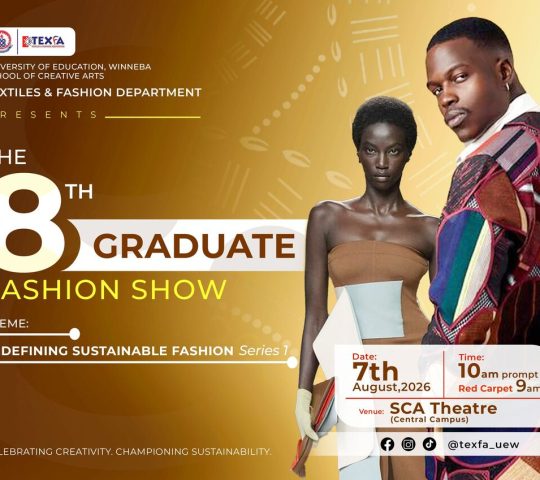 Ghana Events – The 8th Graduate Fashion Show Redefining Sustainable Fashion (Series 1) Ghana Events – The 8th Graduate Fashion Show Redefining Sustainable Fashion (Series 1)