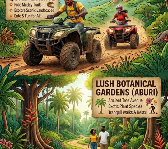 ATV QUAD BIKING & ABURI BOTANICAL GARDENS ATV QUAD BIKING & ABURI BOTANICAL GARDENS