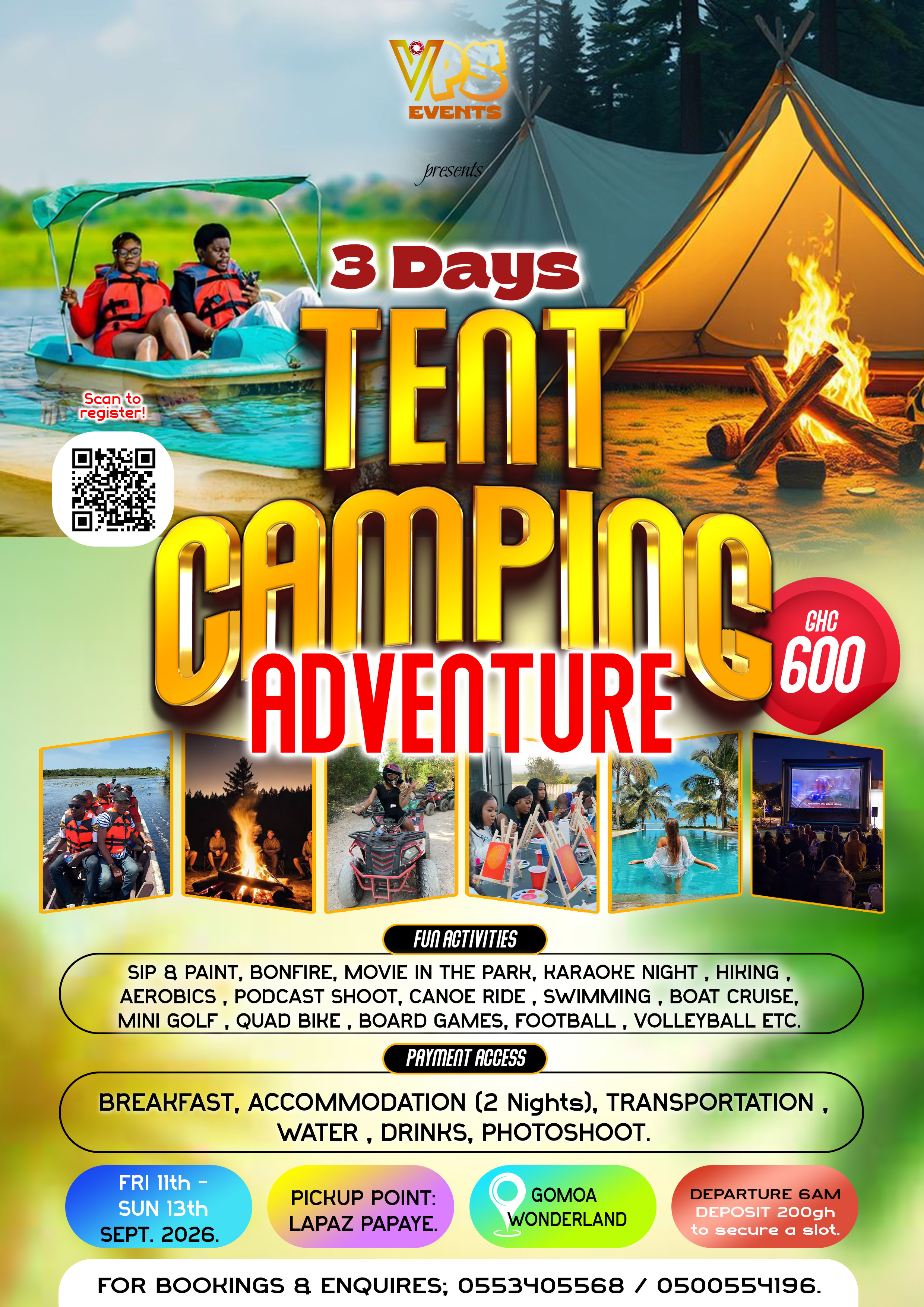 3 Days Tent Camping Adventure 3 Days Tent Camping Adventure
