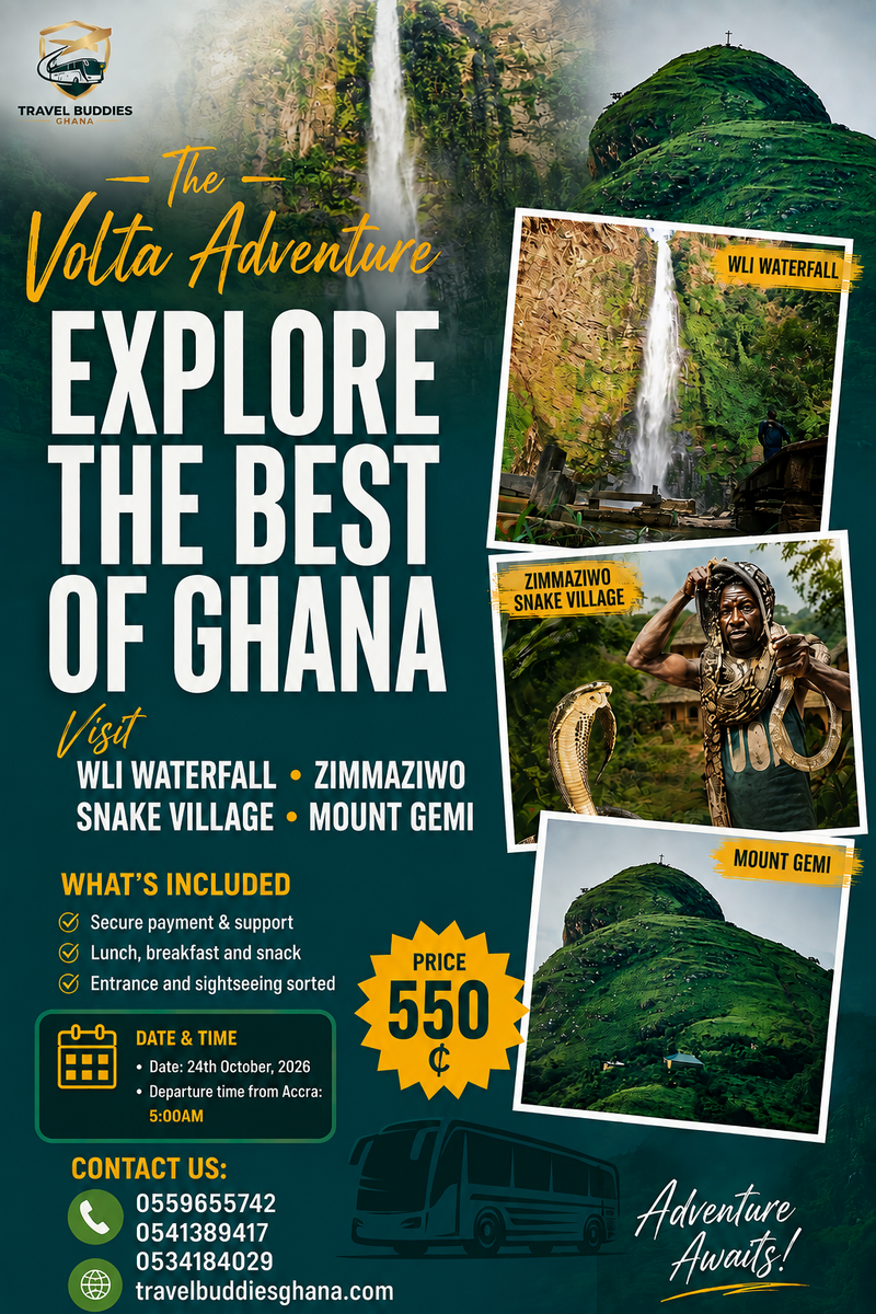 THE VOLTA ADVENTURE (TRAVEL BUDDIES GHANA) THE VOLTA ADVENTURE (TRAVEL BUDDIES GHANA)