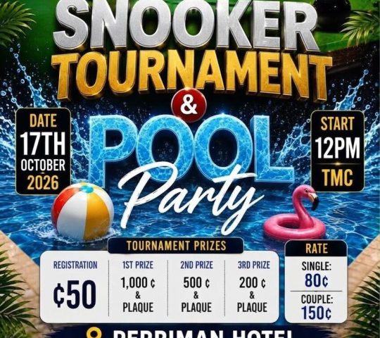 Umbele snooker tournament and pool party Umbele snooker tournament and pool party