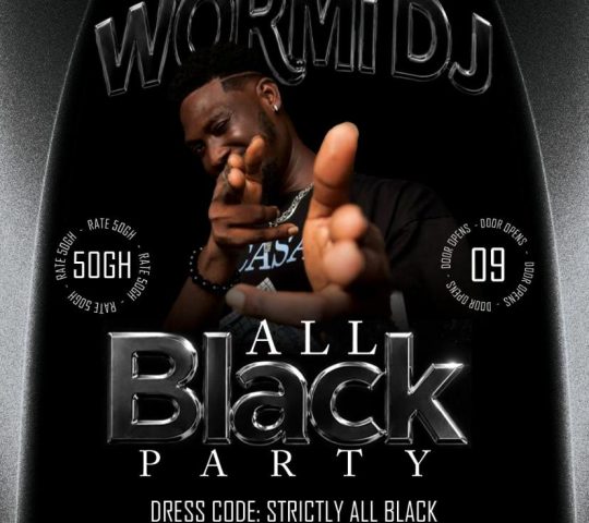 WORMi DJ ALL BLACK PARTY WORMi DJ ALL BLACK PARTY