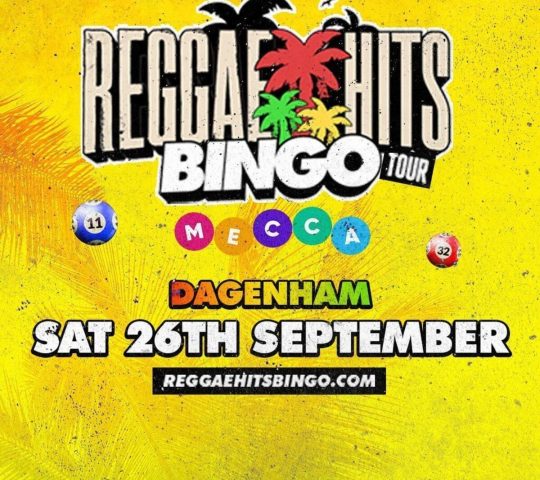 Reggae Hits Bingo Dagenham Reggae Hits Bingo Dagenham