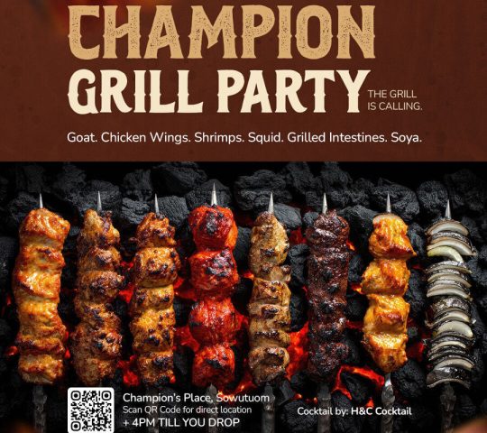 Champion BBQ party Champion BBQ party