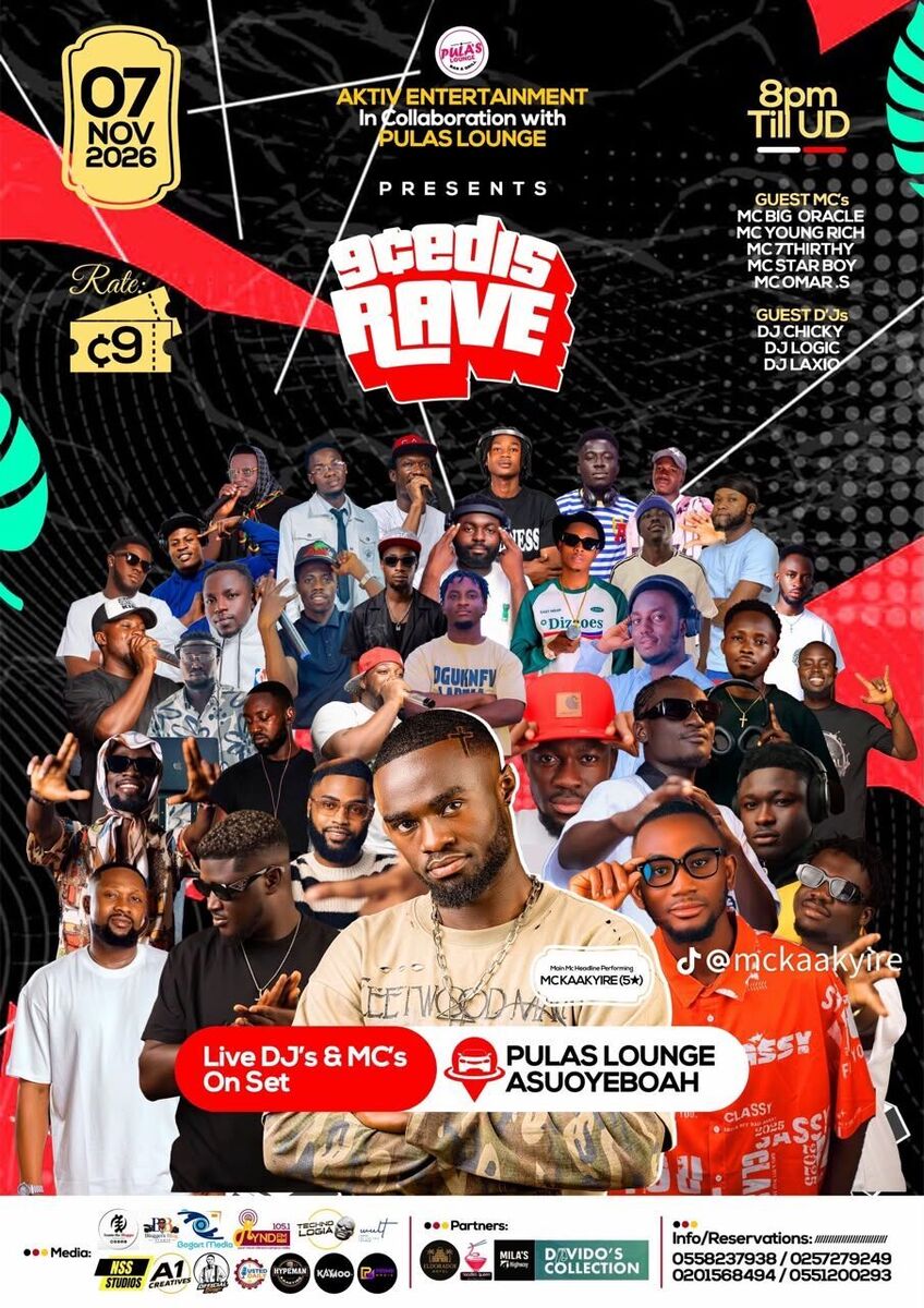 9 Cedis Rave 9 Cedis Rave
