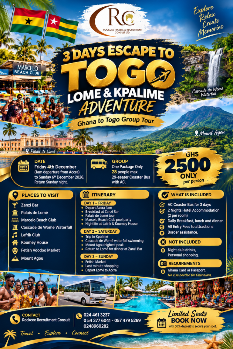 3 days explorer with Rockcee Recruitment @Togo