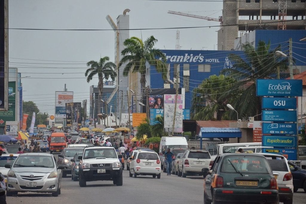 Osu area and Oxford Street Accra