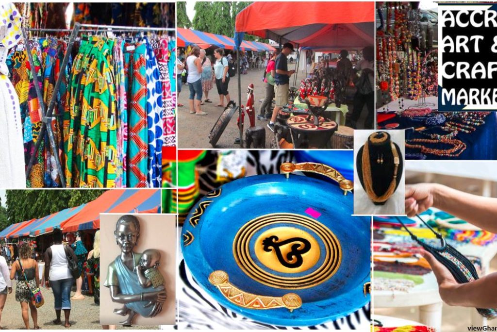 Accra Art and Craft market  at the Du Bois Centre