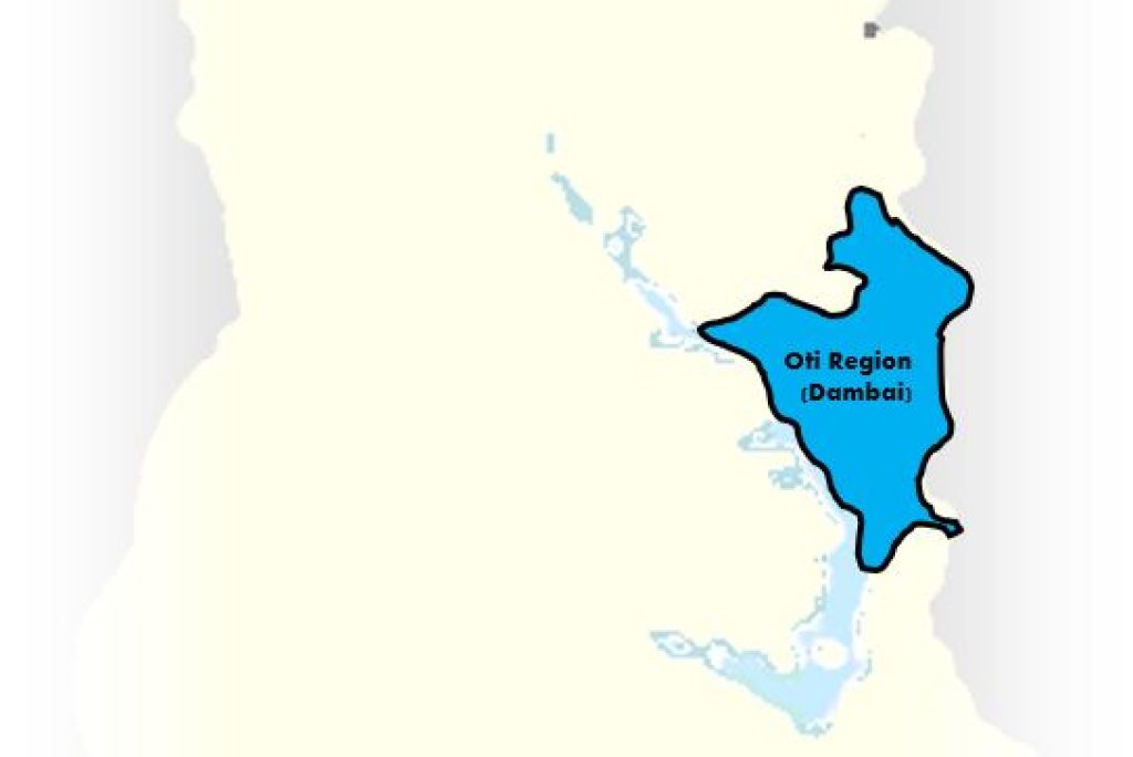 The Oti Region – part of the six new regions of Ghana