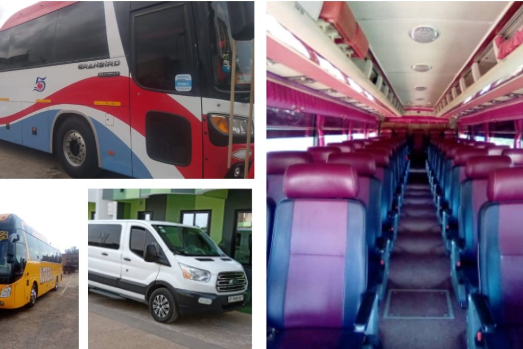 Airport transfers or mini bus hire for Ghana