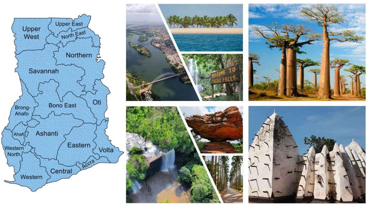 All you need to know about the 16 administrative regions of Ghana