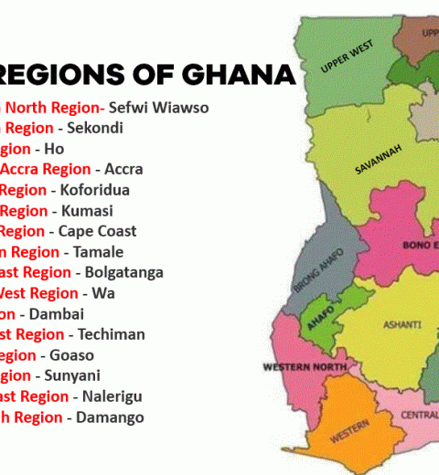 The Bono East Region – part of the new six regions of Ghana