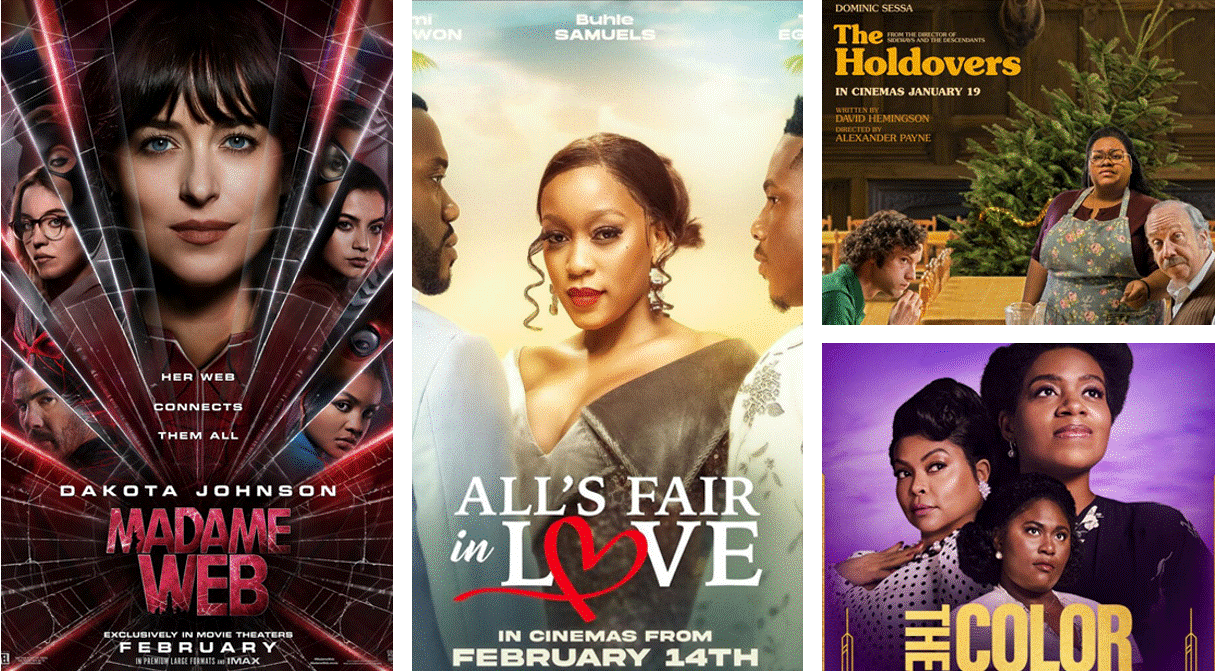 Films showing this week at Silverbird Cinema West Hills Mall, Accra