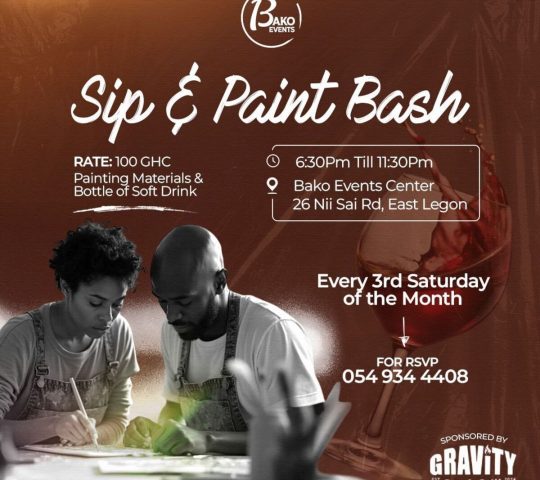 Sip And Paint Bash @ Bako Events Center