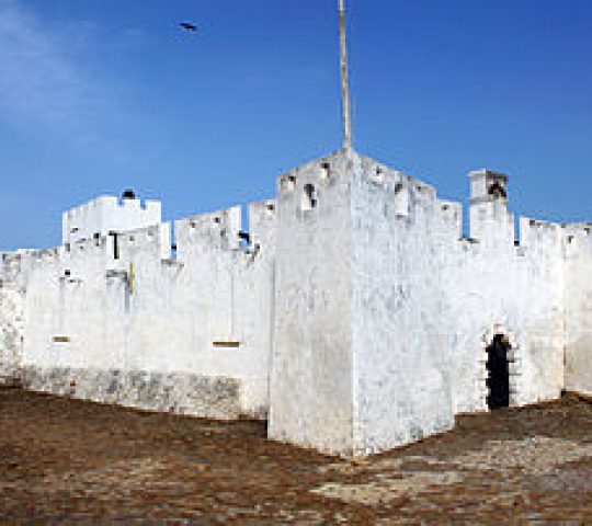 Fort Metal Cross in Dixcove, Ghana