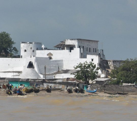 Fort San Sebastian in Shama, Ghana