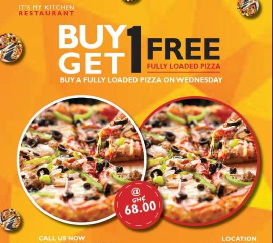 Buy One Get One Free Pizza @ Its My Kitchen