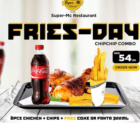 Fries Day and Chicken Combo @ Super Mc restaurant