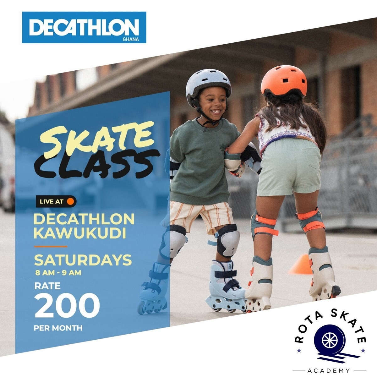 Decathlon & Rota Skates Class @ Kawukudi Branch