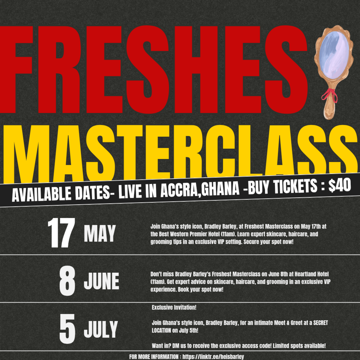 Freshest Masterclass with Bradley Barley