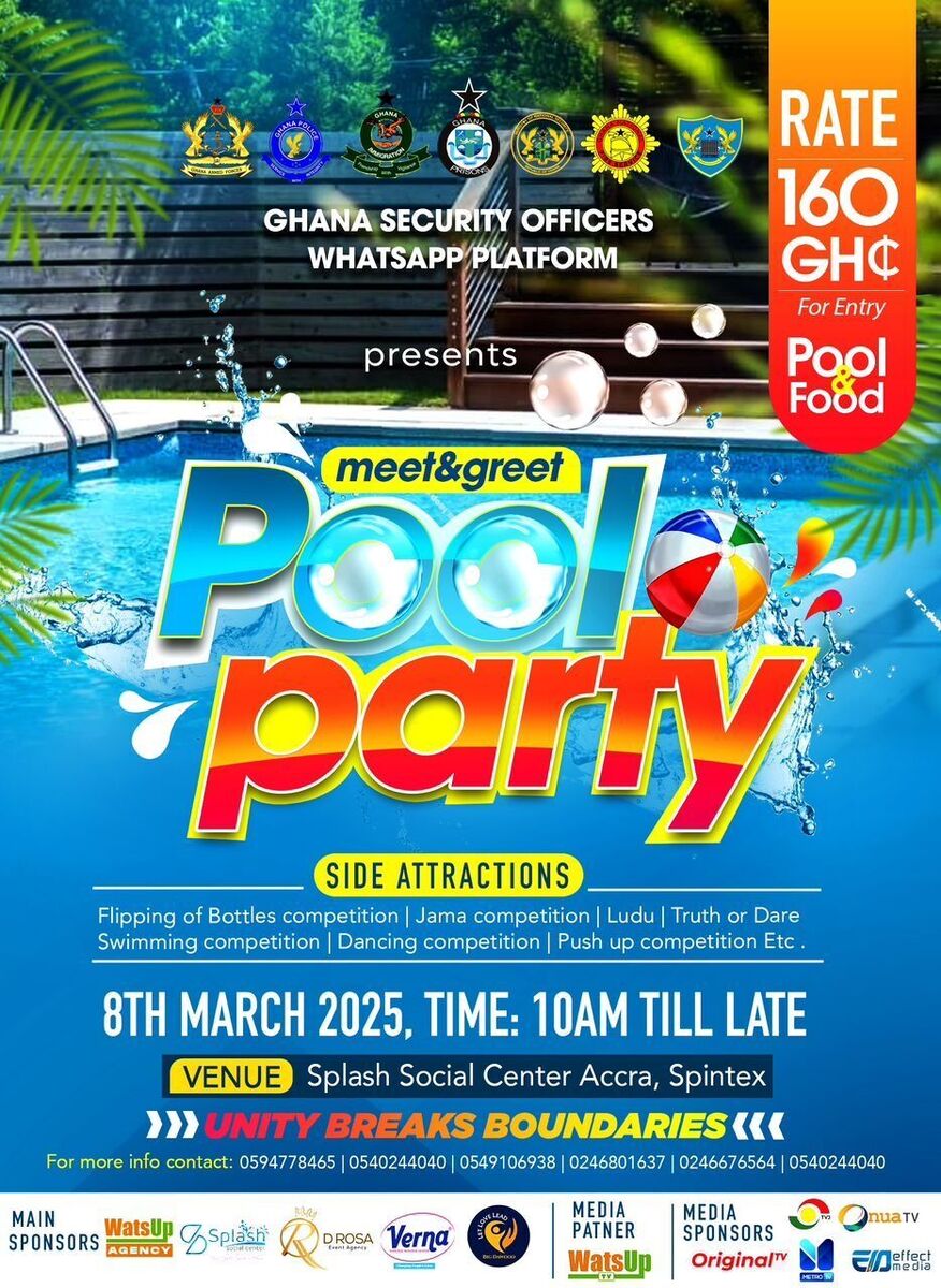 Ghana Security Personal Pool Party