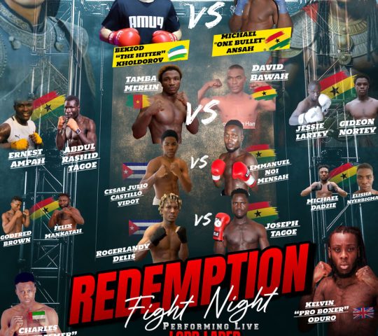 The Redemption Boxing Fight Night