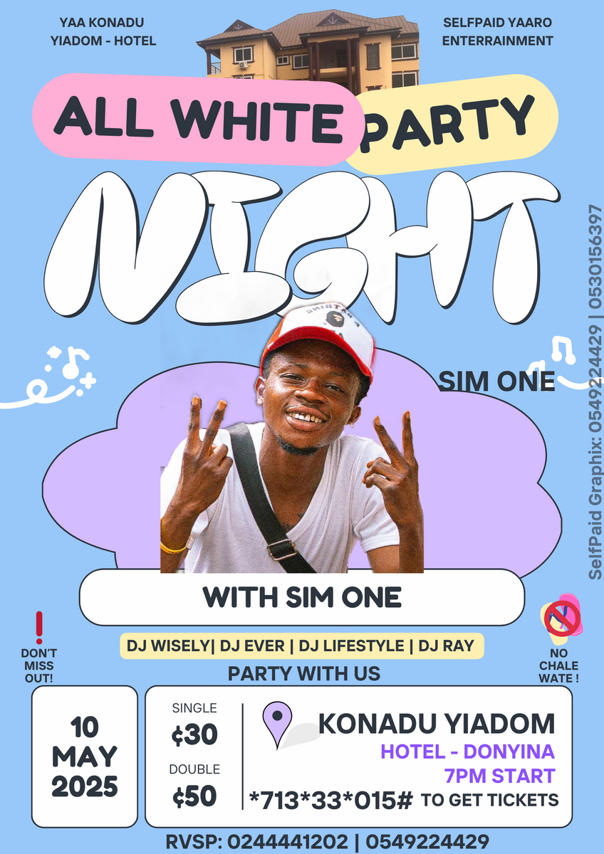 All White Party Night