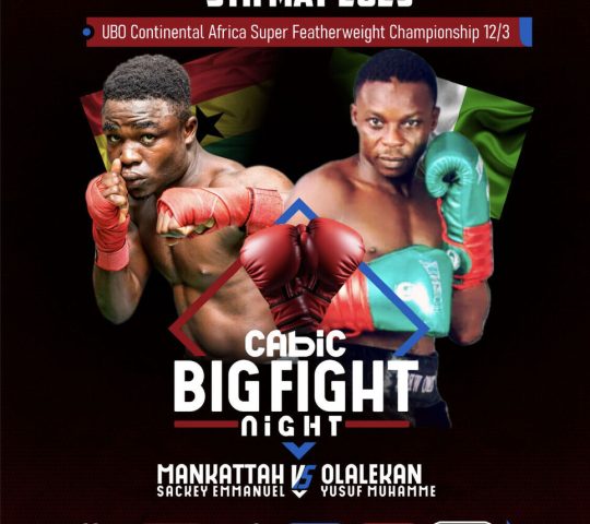 MAY EDITION-CABIC BIG FIGHT NIGHT