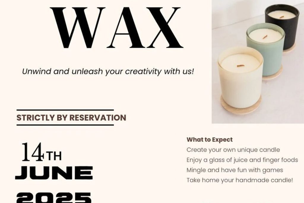Sip & Wax – Candle Making Event