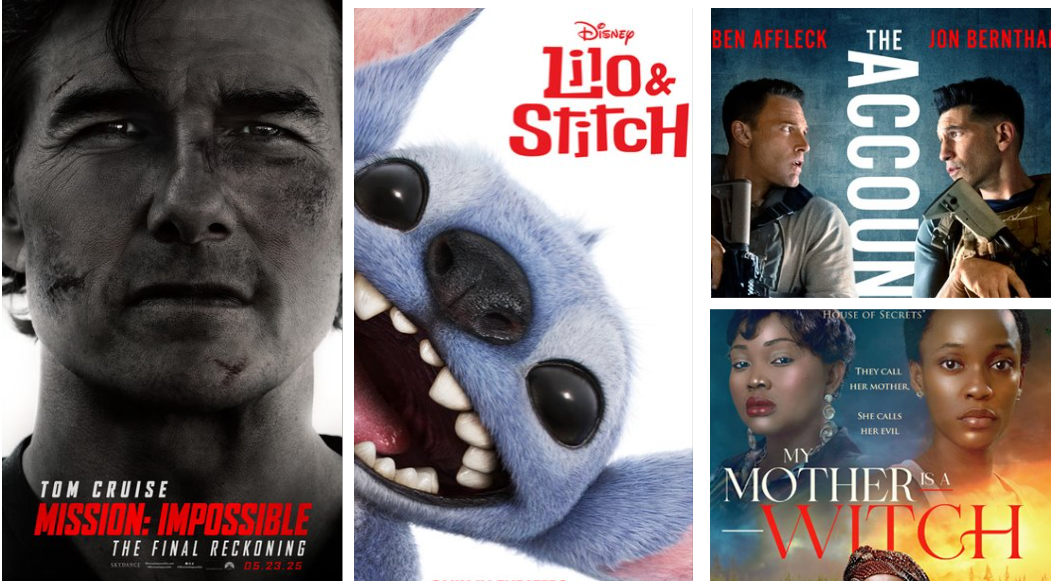 Movies showing at Silverbird Cinema Accra Mall this week