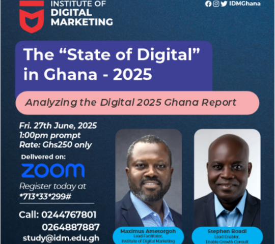 The “State of Digital”  in Ghana – 2025