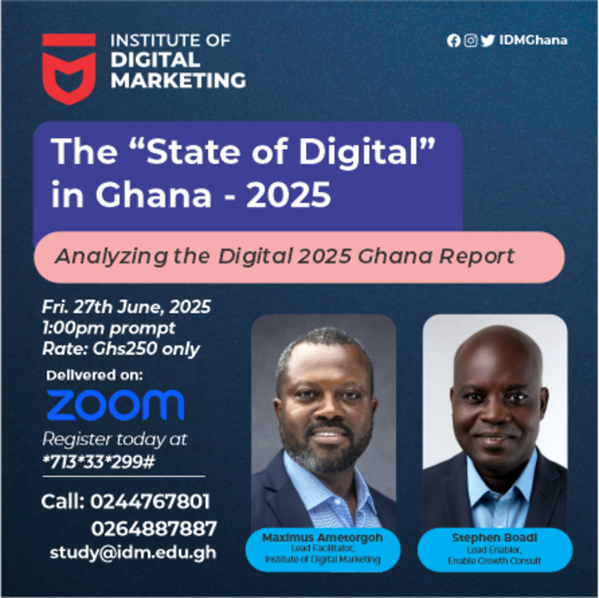 The “State of Digital”  in Ghana – 2025