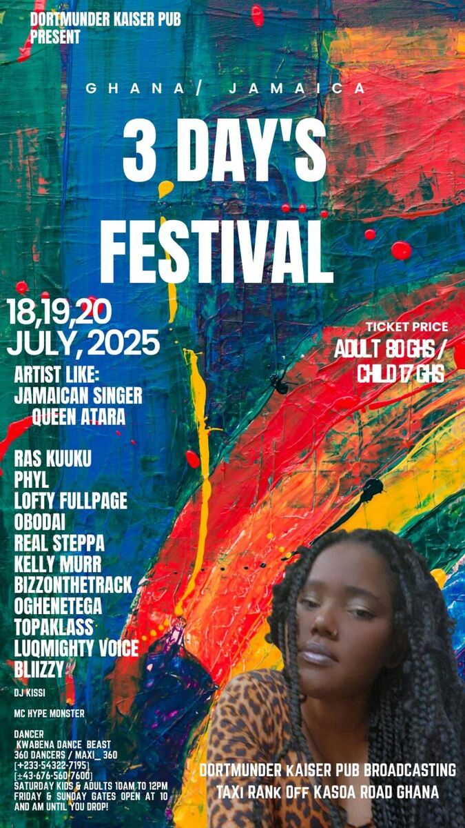 Ghana /Jamaica 3 days Festival