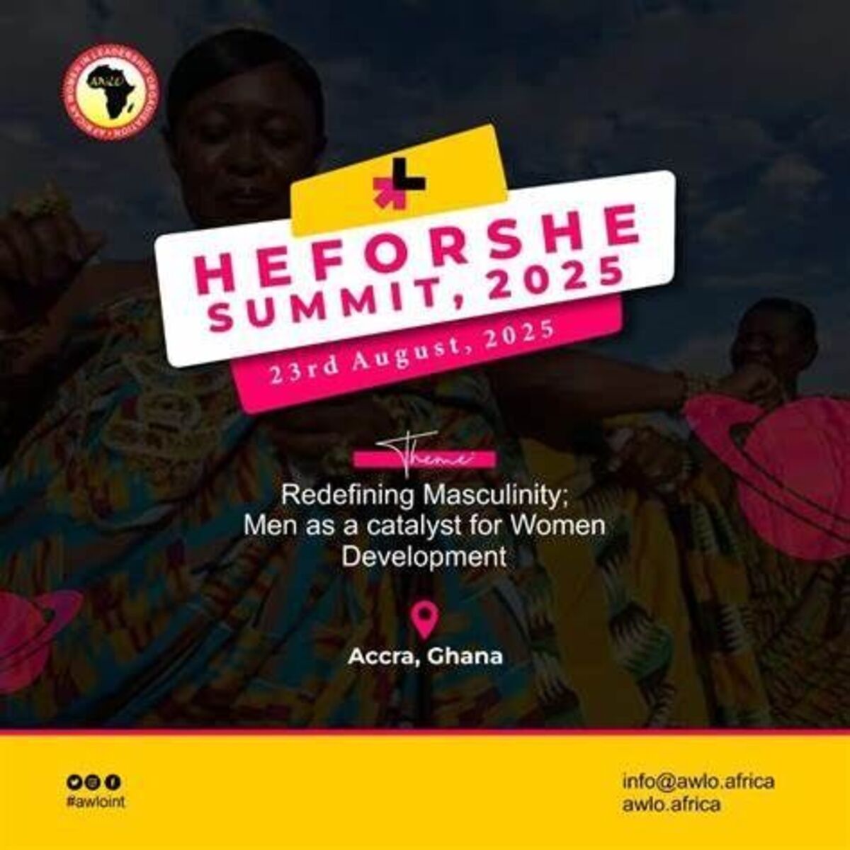 AWLO HEFORSHE SUMMIT | AUGUST 23RD 2025 | FIESTA ROYALE HOTEL